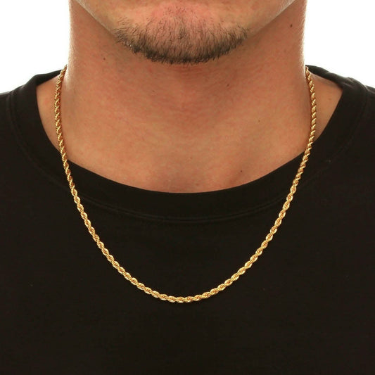 10K Massivgold Seilkette 2,5 mm