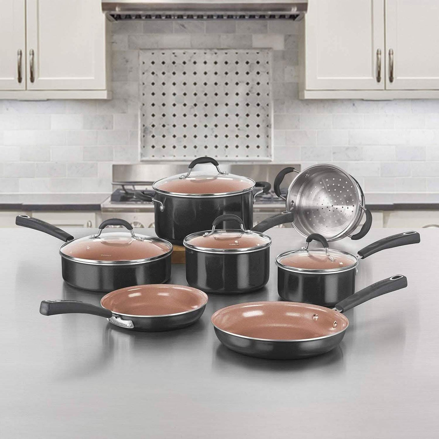 11-teiliges Set: Cuisinart Advantage Ceramica XT Kochgeschirr-Set