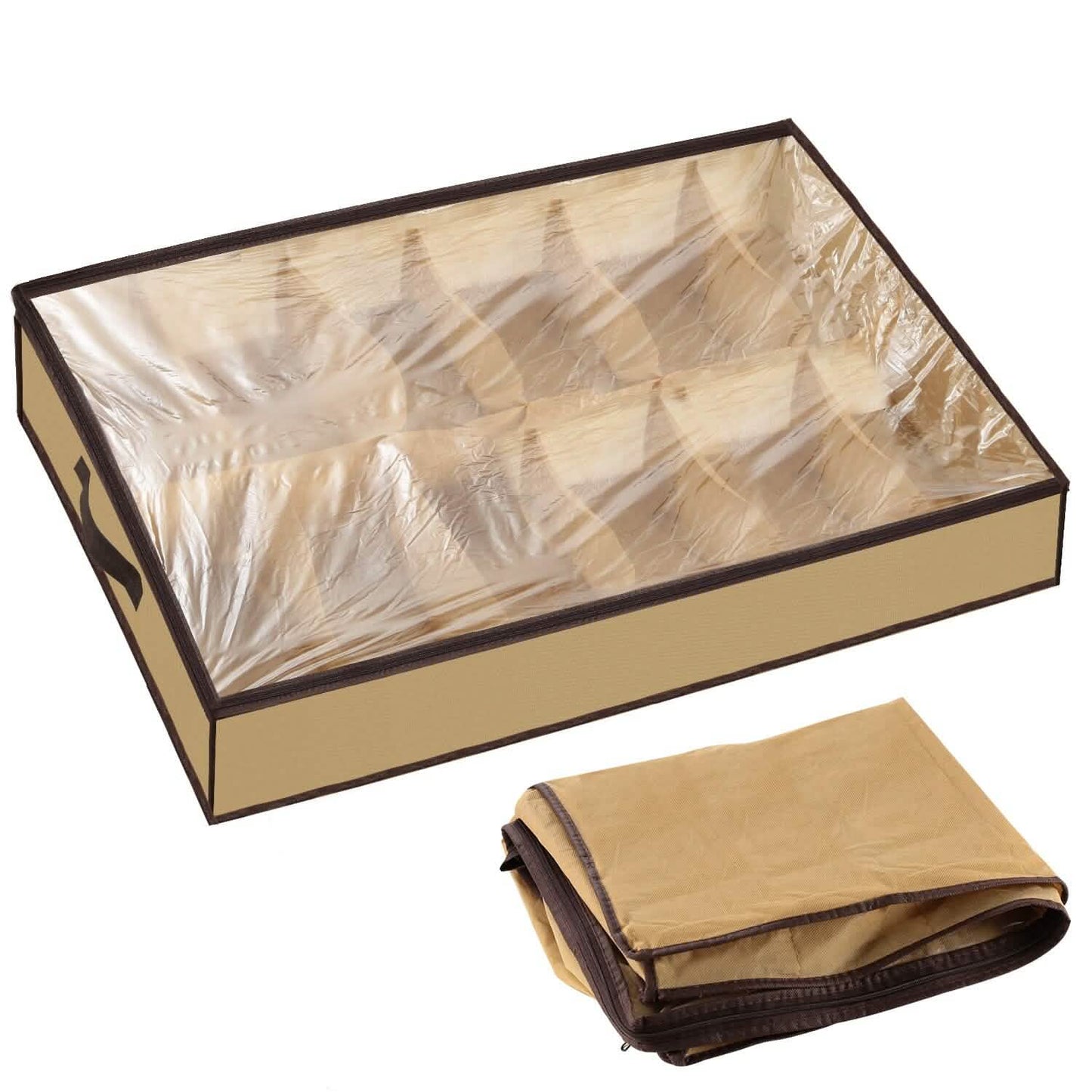 12-Fächer-Schuh-Organizer für unter das Bett