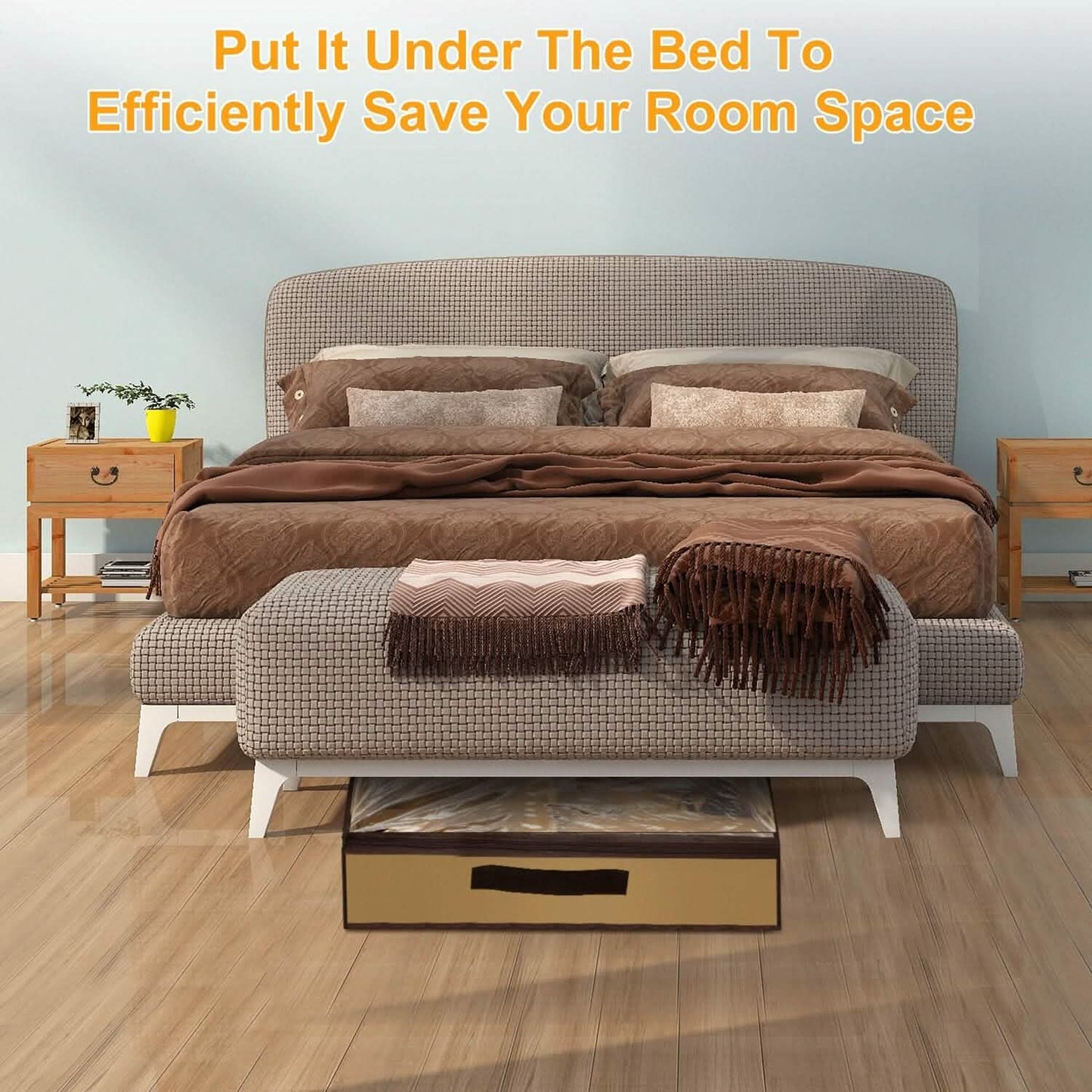 12-Fächer-Schuh-Organizer für unter das Bett