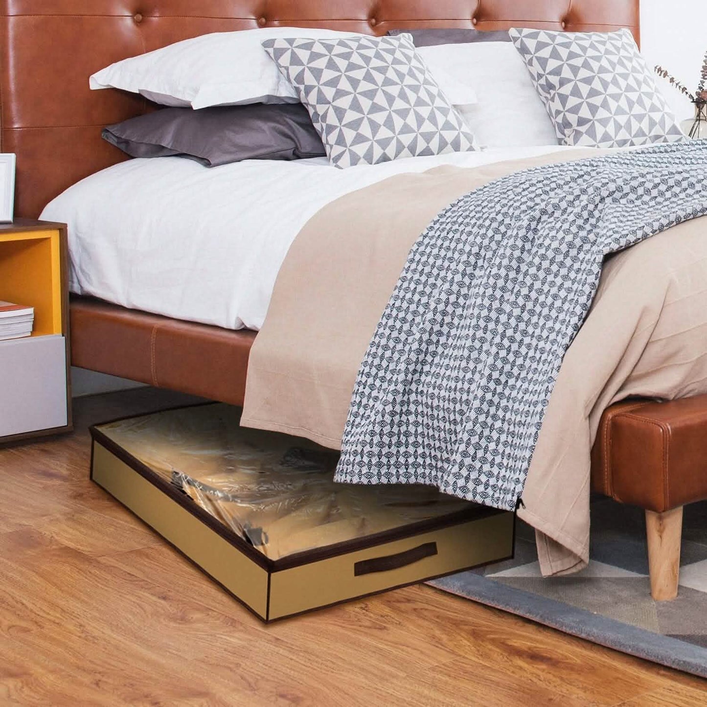 12-Fächer-Schuh-Organizer für unter das Bett