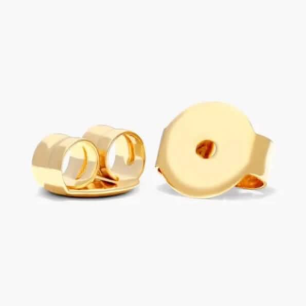 1/2 Karat echter, natürlicher, runder Diamant-Solitär, 14K Gold Ohrstecker