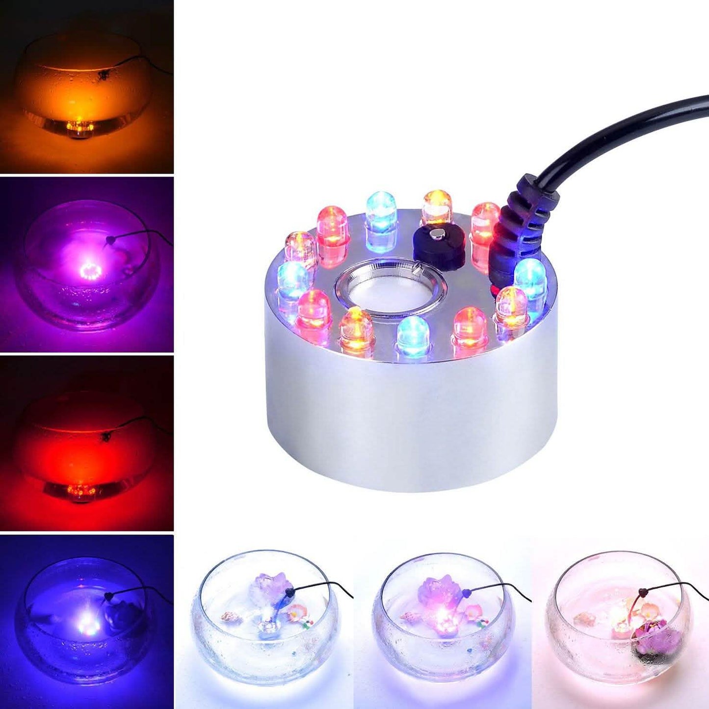 Nebelmaschine mit 12 LED-Farbwechsel