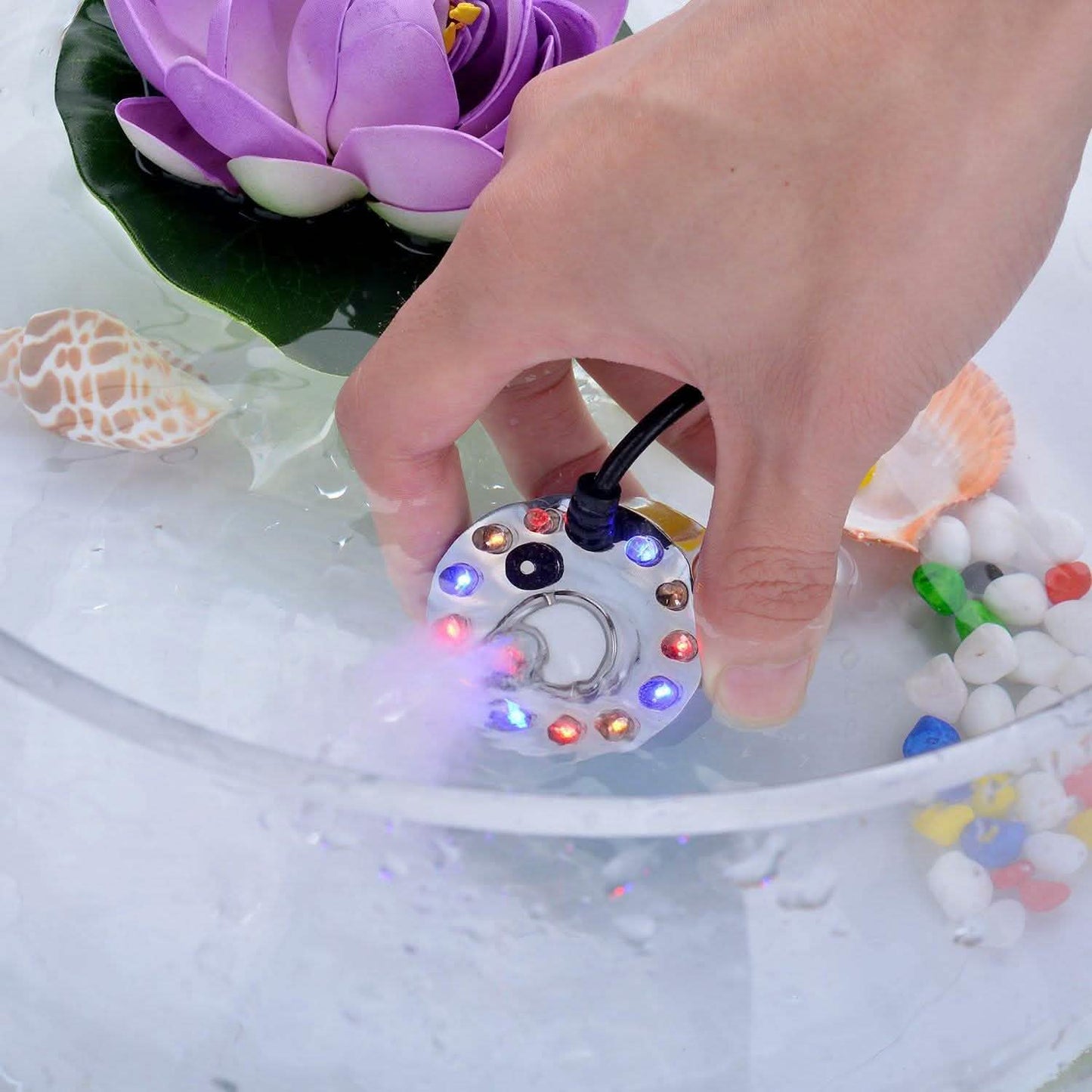 Nebelmaschine mit 12 LED-Farbwechsel