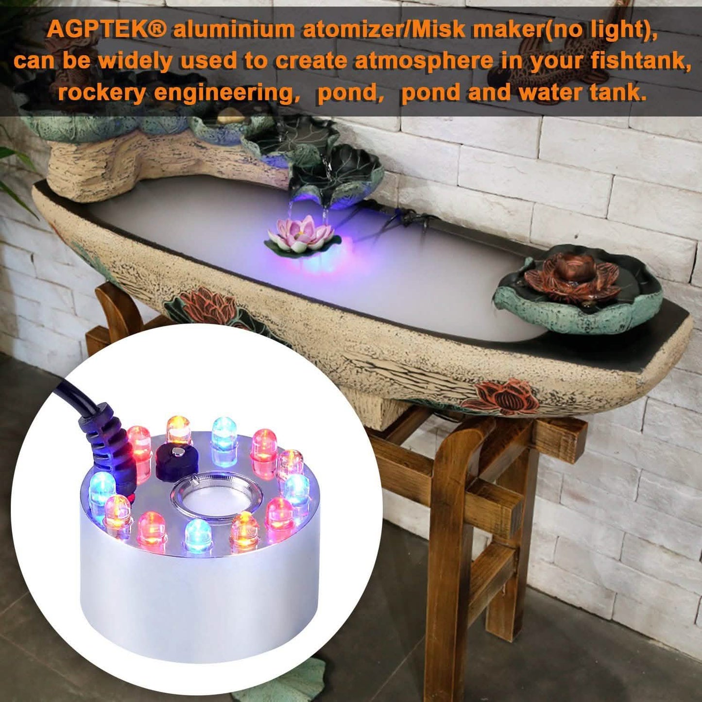 Nebelmaschine mit 12 LED-Farbwechsel