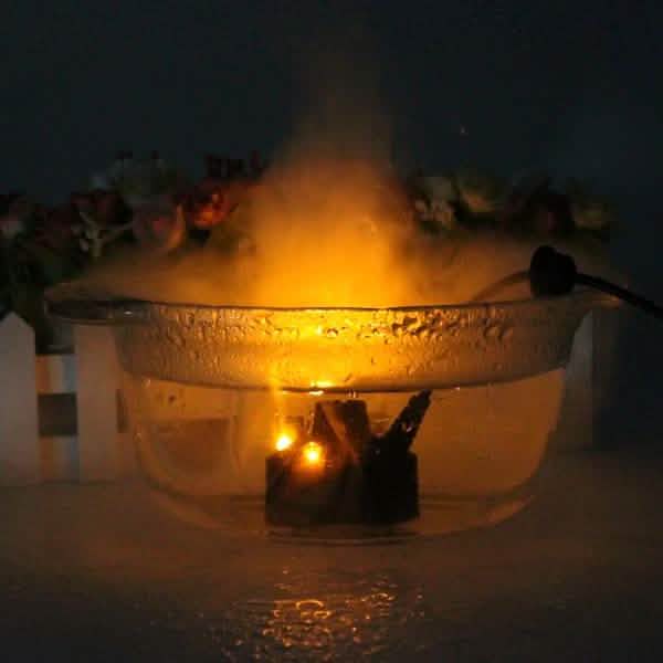 12 LED Nebelmacher Nebelmaschine Wasserbrunnen Teich Nebelmaschine Zerstäuber Luftbefeuchter