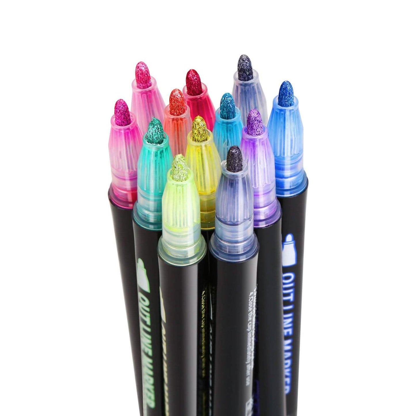 12er-Pack: AGPtEK Doppel-Konturstift