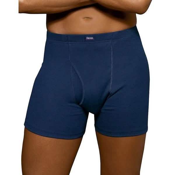 12er-Pack: Hanes Boxershorts aus 100 % Baumwolle – Größe: S