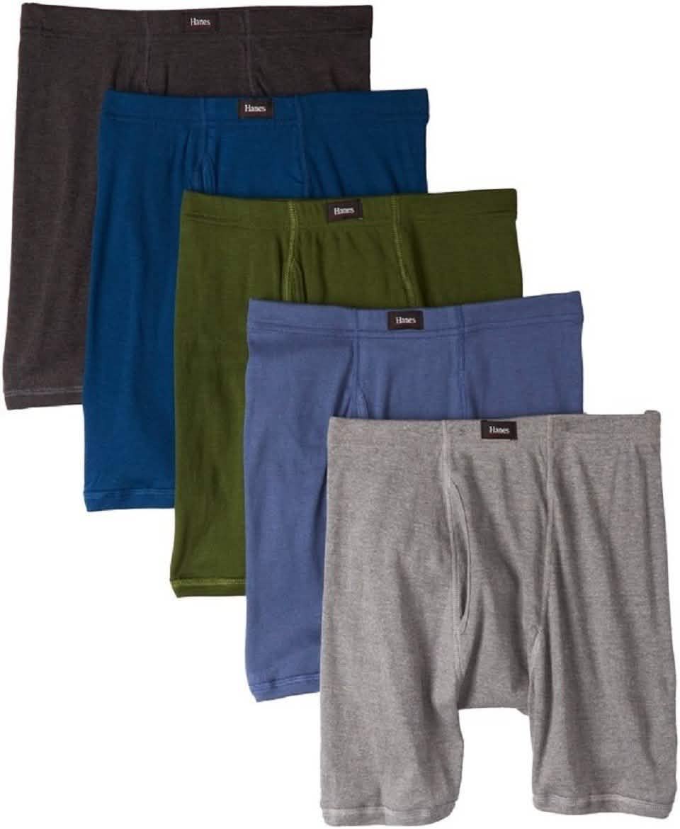 12er-Pack: Hanes Boxershorts aus 100 % Baumwolle – Größe: S