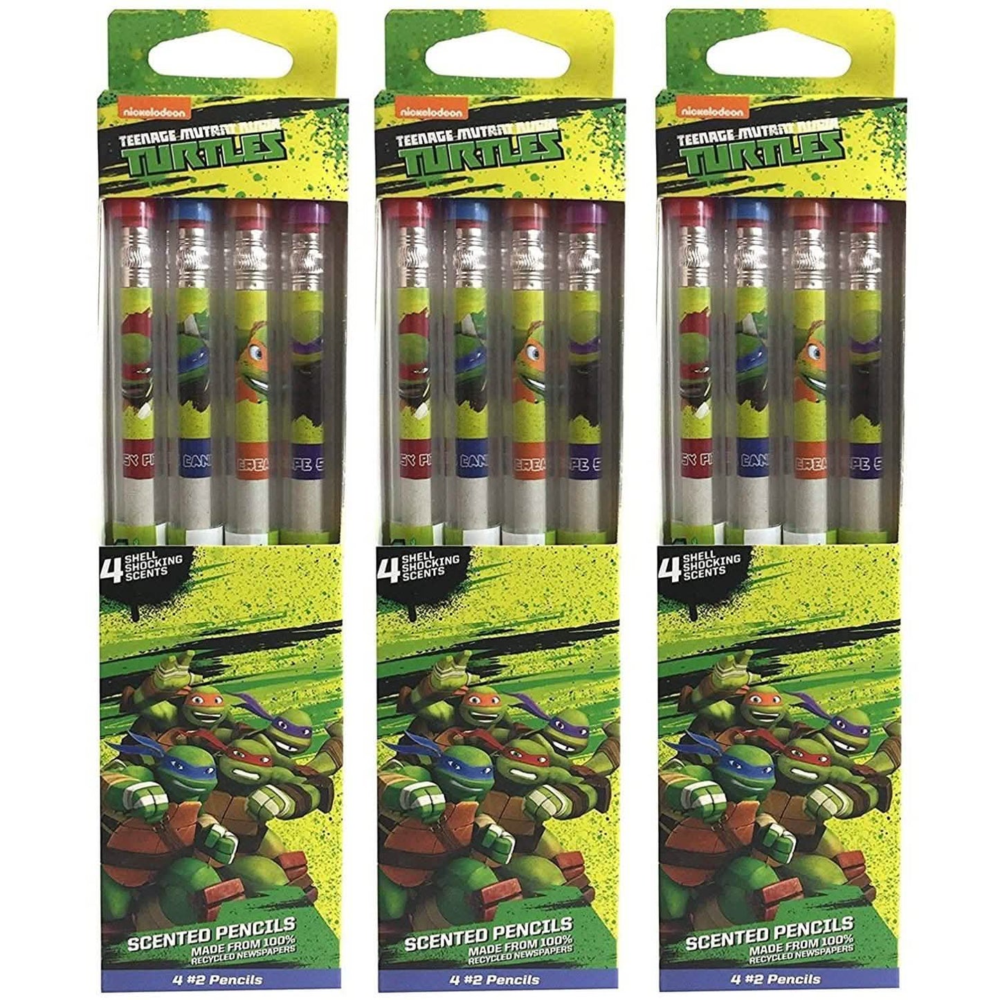 12er-Pack: Nr. 2 duftende Teenage Mutant Ninja Turtles Smencils