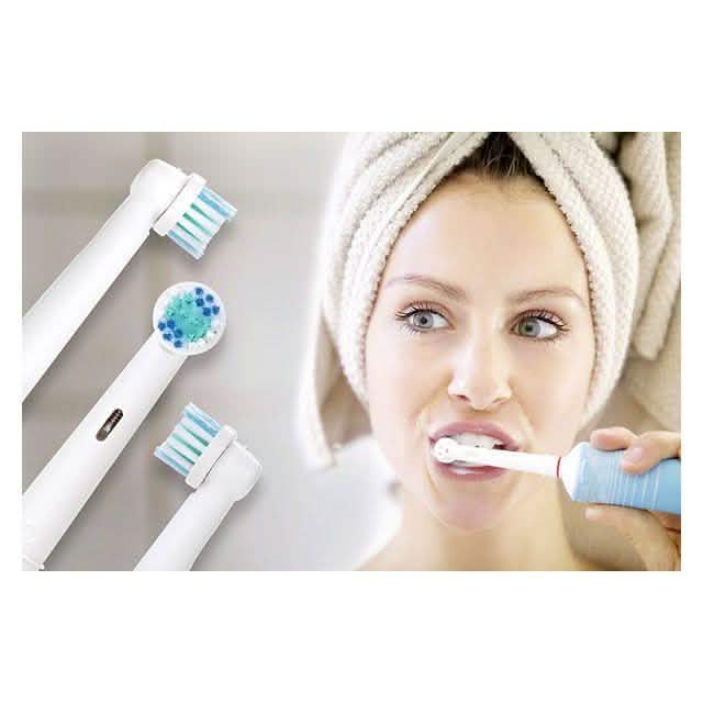 12er-Pack: Oral-B kompatible Farbcodierungs-Zahnbürstenköpfe