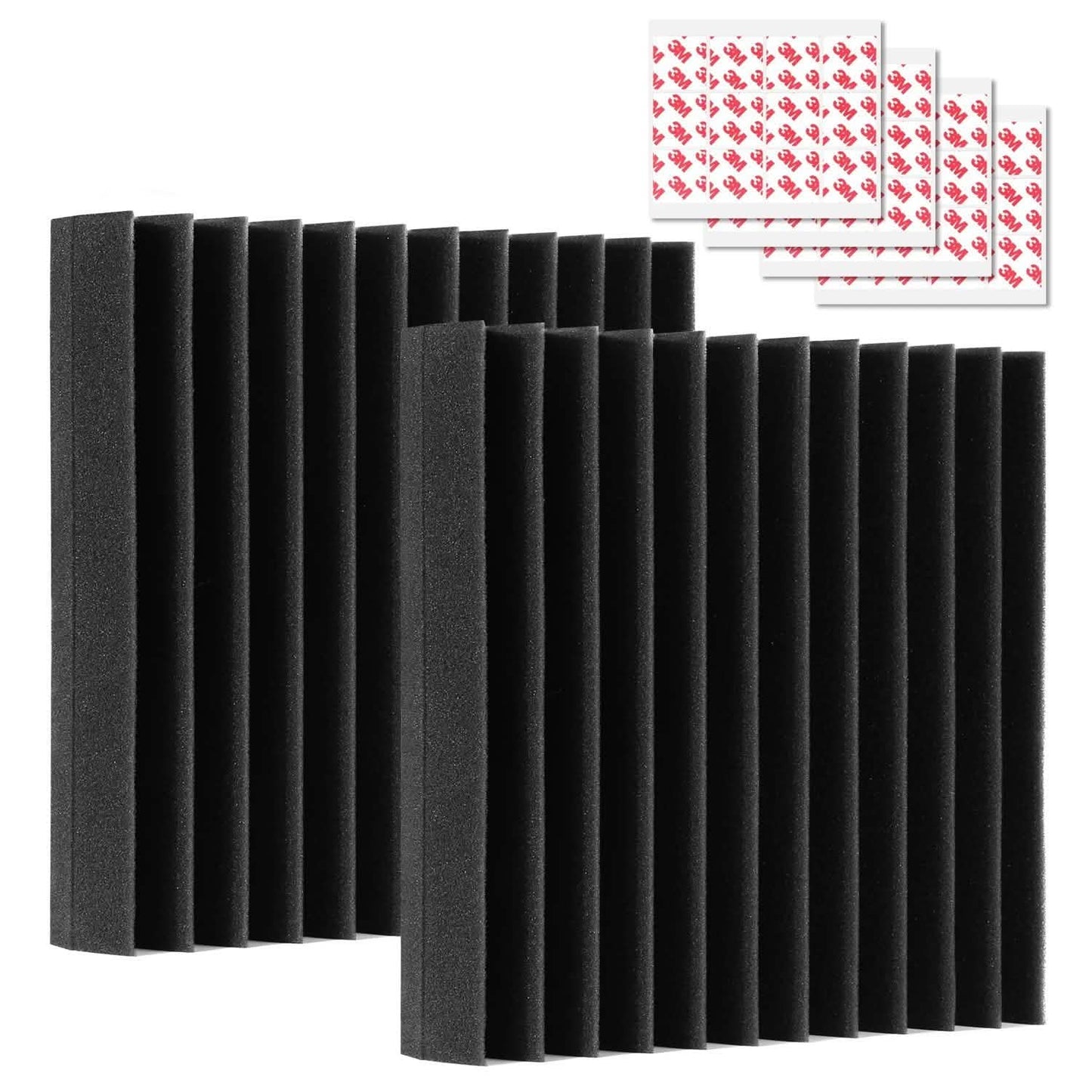 12er-Pack: Schalldichte Polsterung Schallschutzschaum
