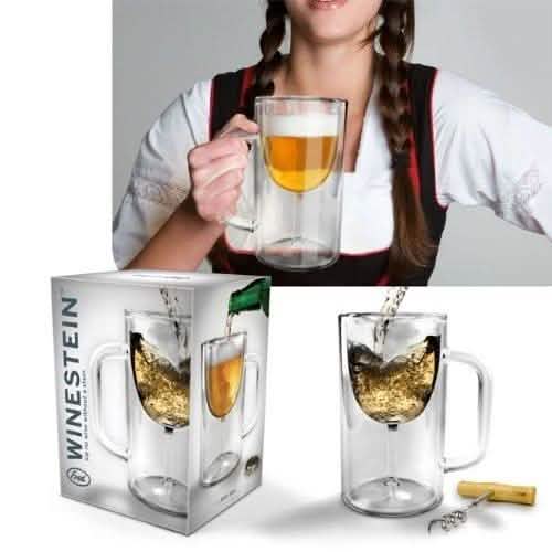 12er-Pack: Weinglas Bierkrug