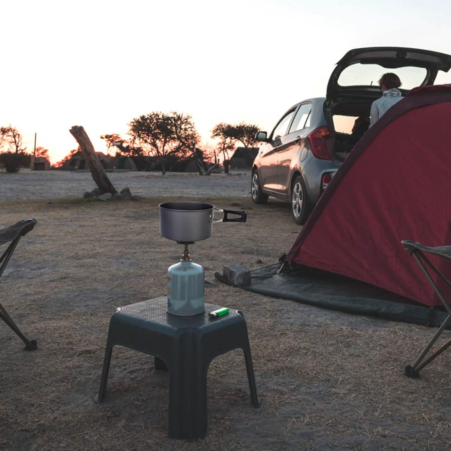 12-teilig: Camping-Kochgeschirr-Set
