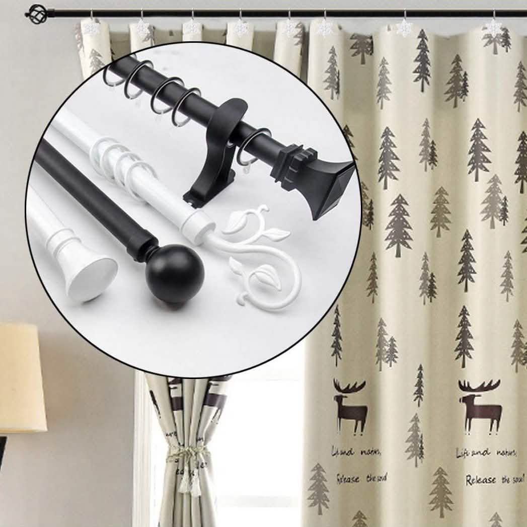 12-teiliges Set: Duschvorhang-Haken für Weihnachten, rostfrei