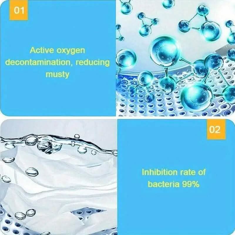 12 Stück: Brausetabletten zur Reinigung von Waschmaschinen
