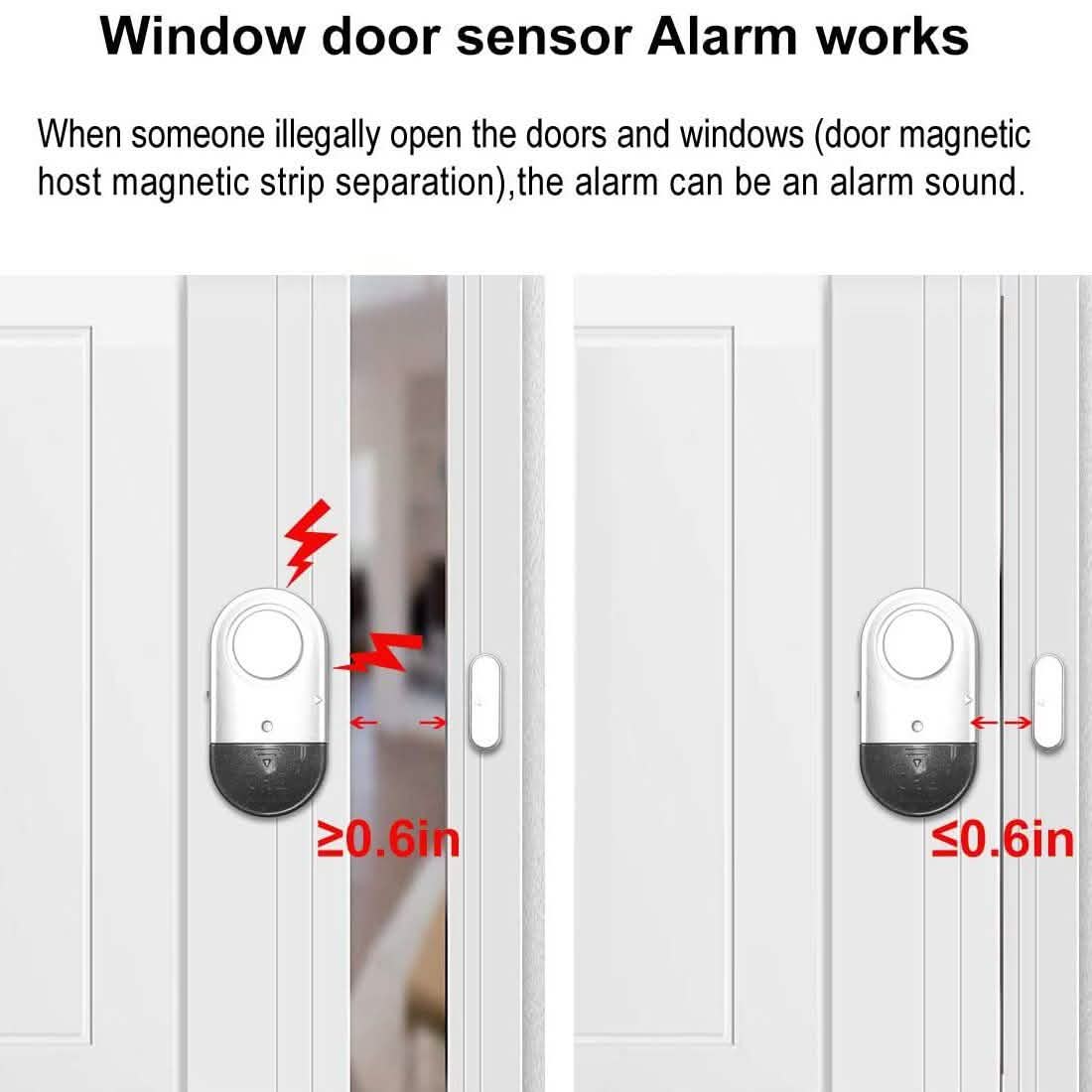 120-dB-Tür-Fenster-Alarm