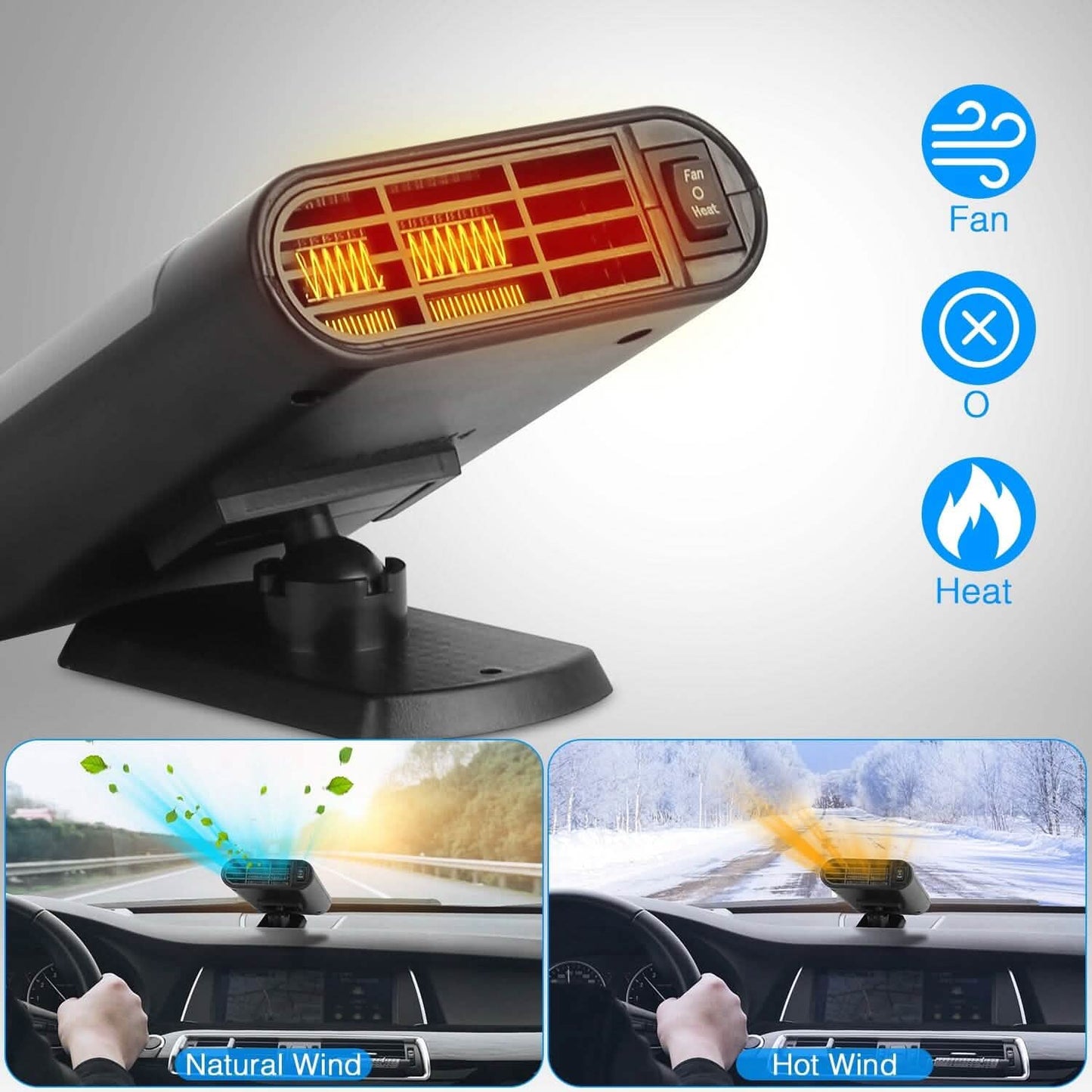 12V 150W tragbare Autoheizung