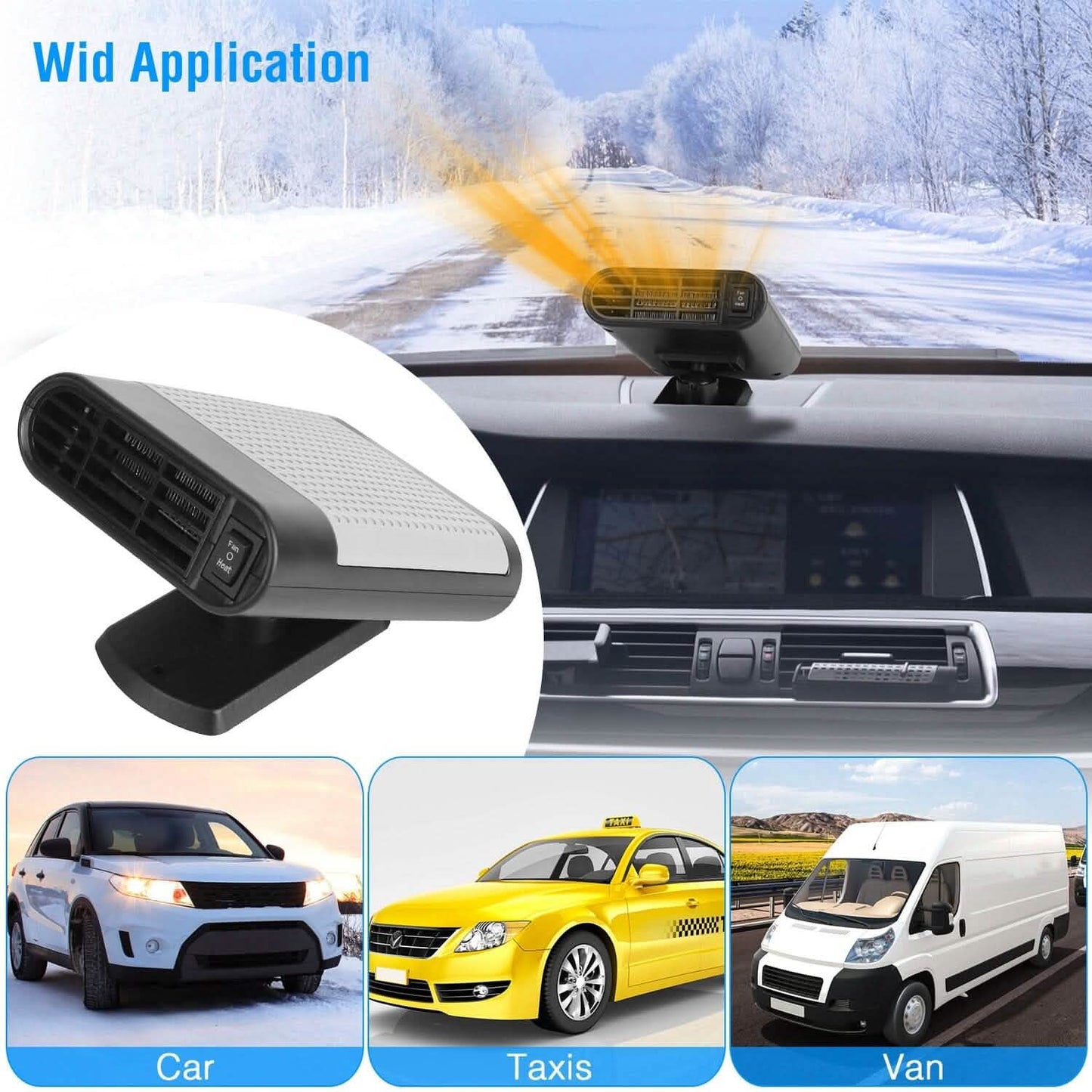12V 150W tragbare Autoheizung