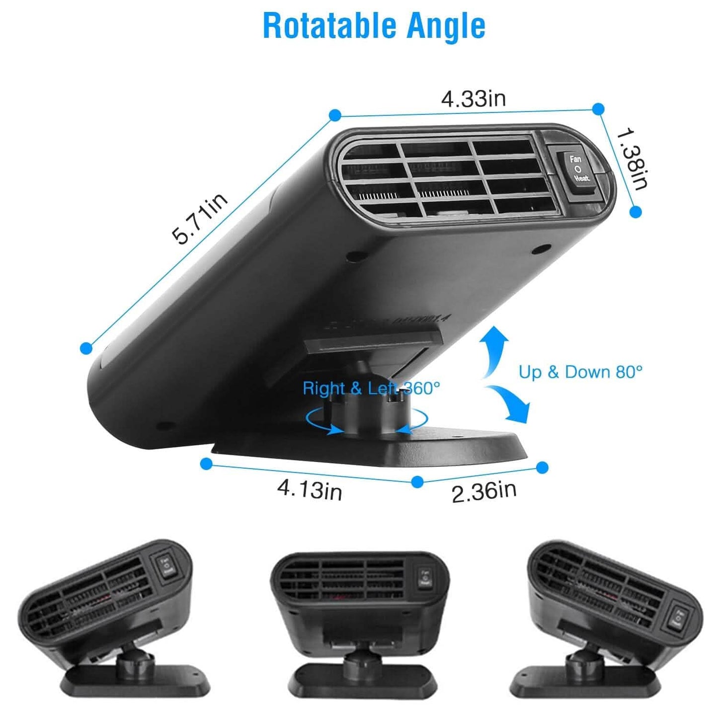 12V 150W tragbare Autoheizung