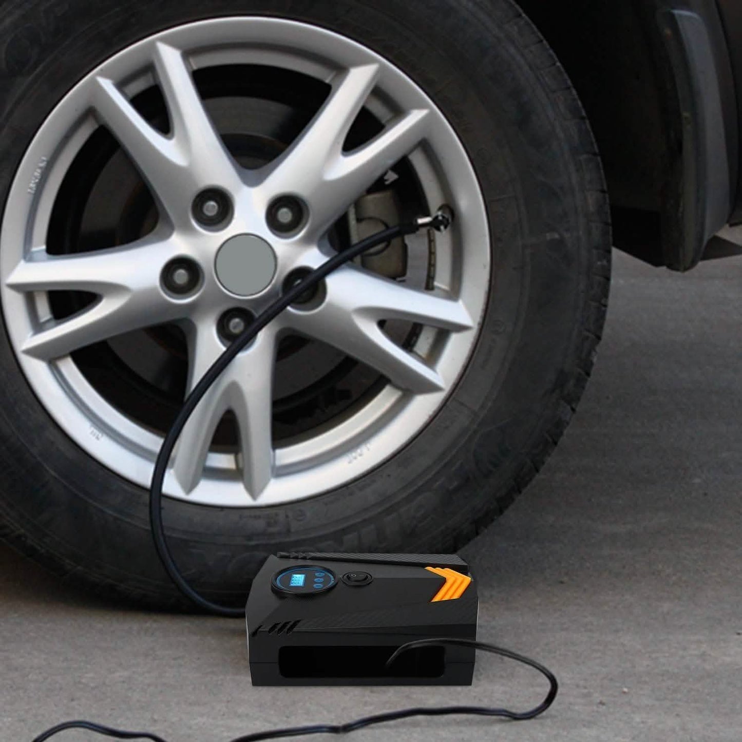 12V Gleichstrom 100W 150PSI Digitaler Reifenfüller