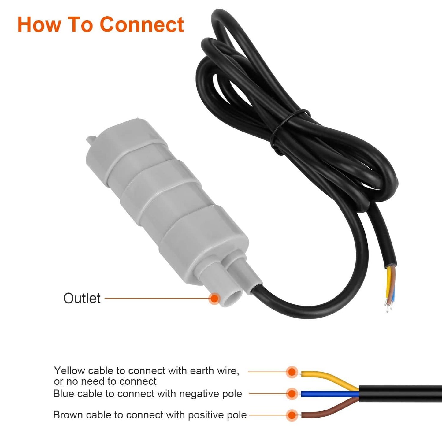 12V Tauchwasserpumpe