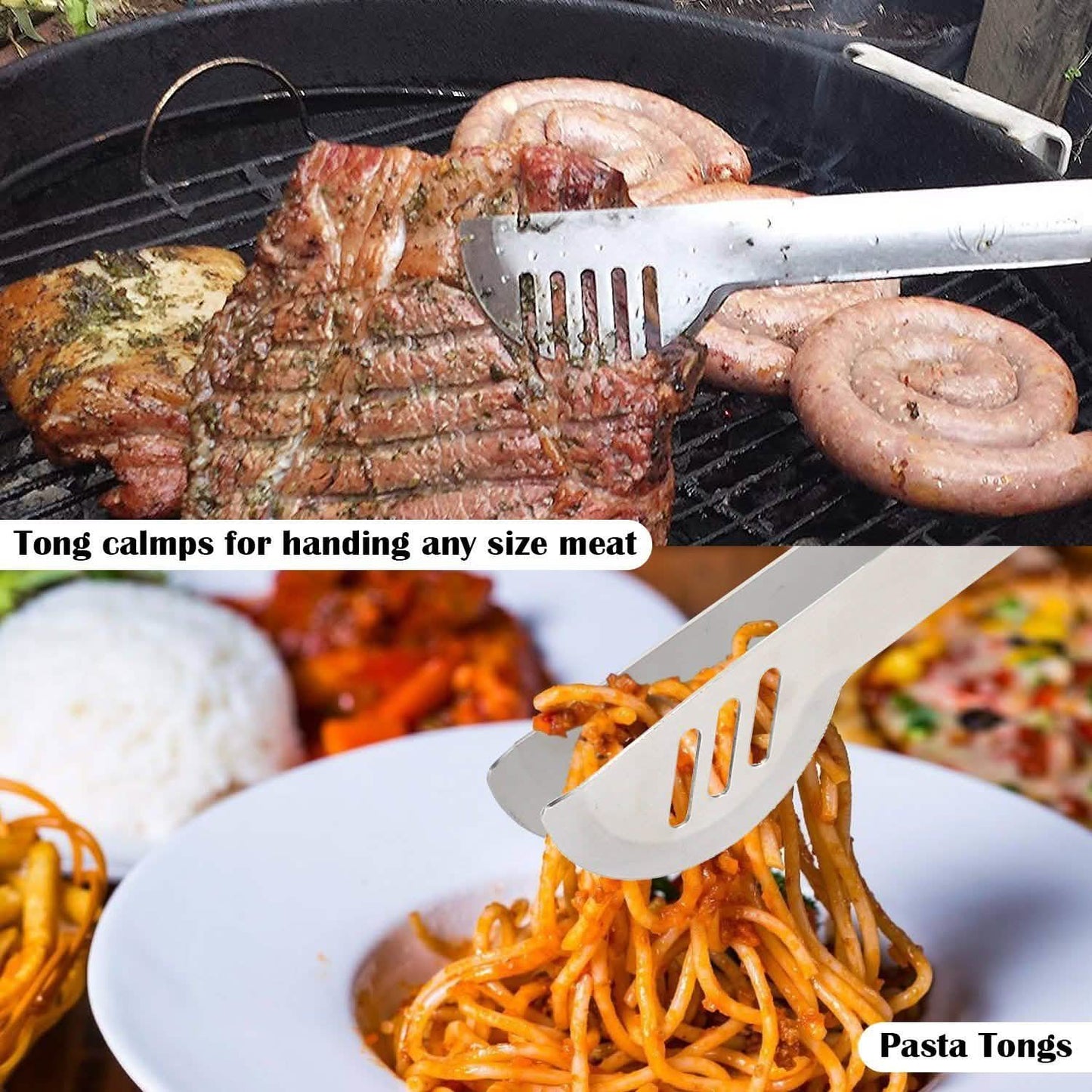 14-teiliges Set: Grillwerkzeug-Set