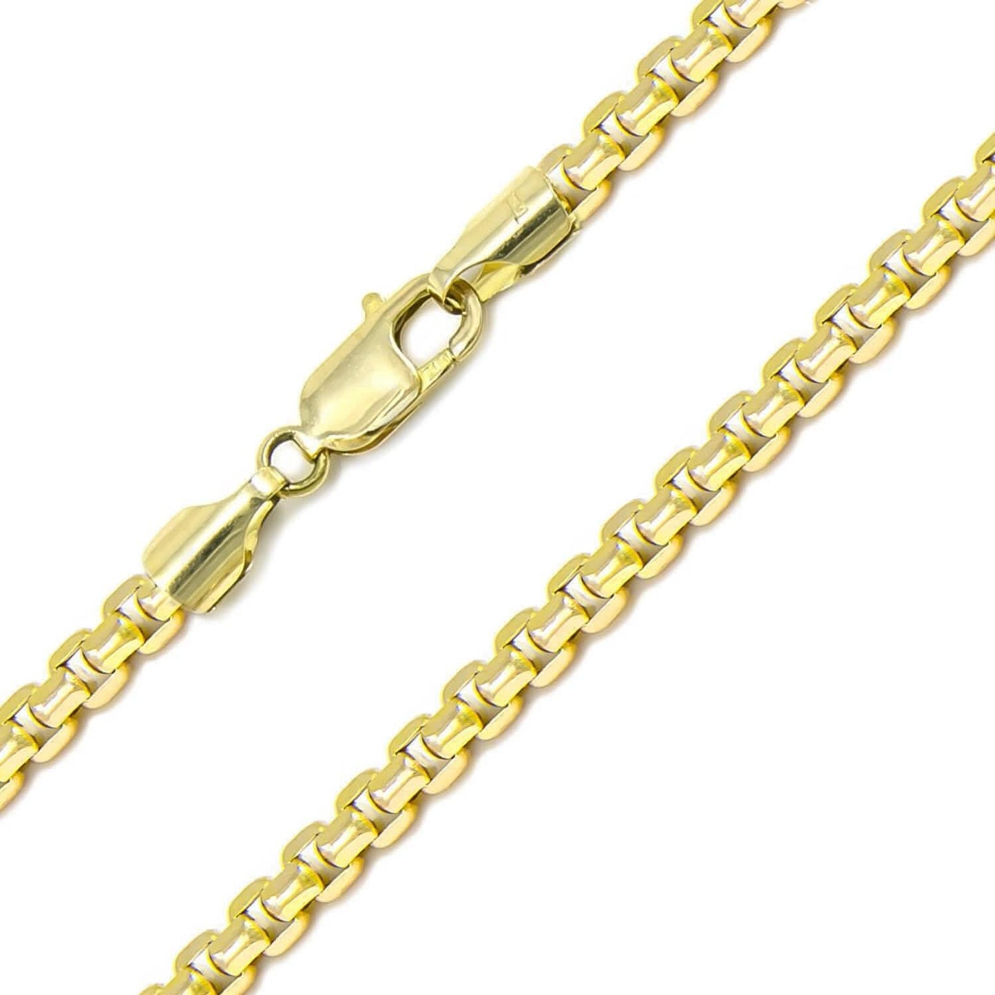 14K Gelbgold Rundanker-Kettenhalskette 2,00mm