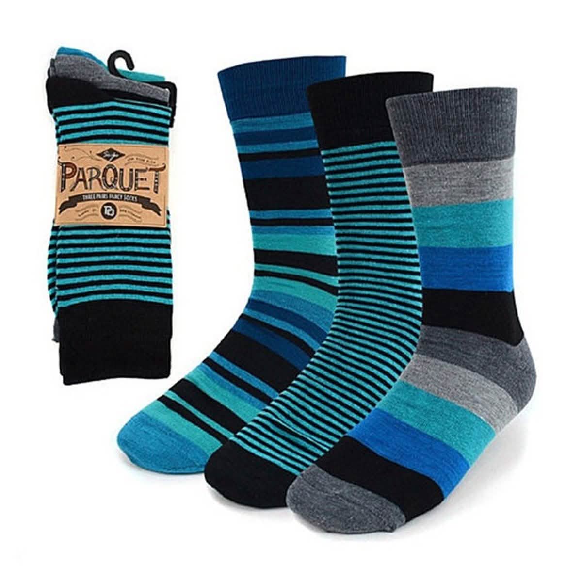 15 Paar: Herren-Socken mit Parkettmuster