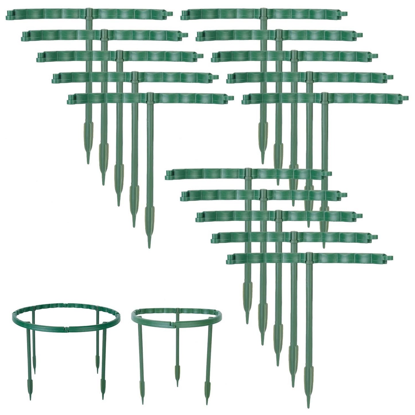 15-teiliges Set: Garten-Pflanzenstützen