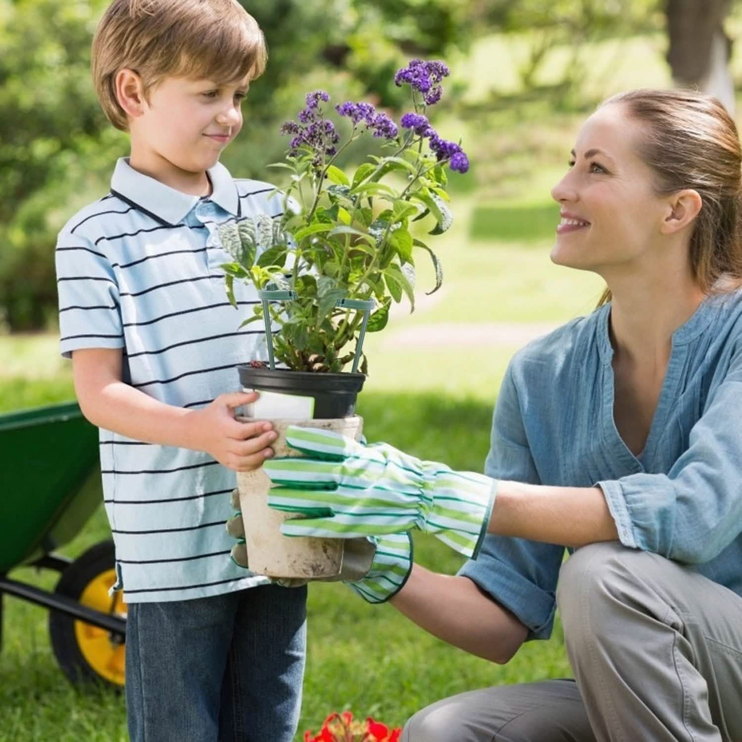 15-teiliges Set: Garten-Pflanzenstützen