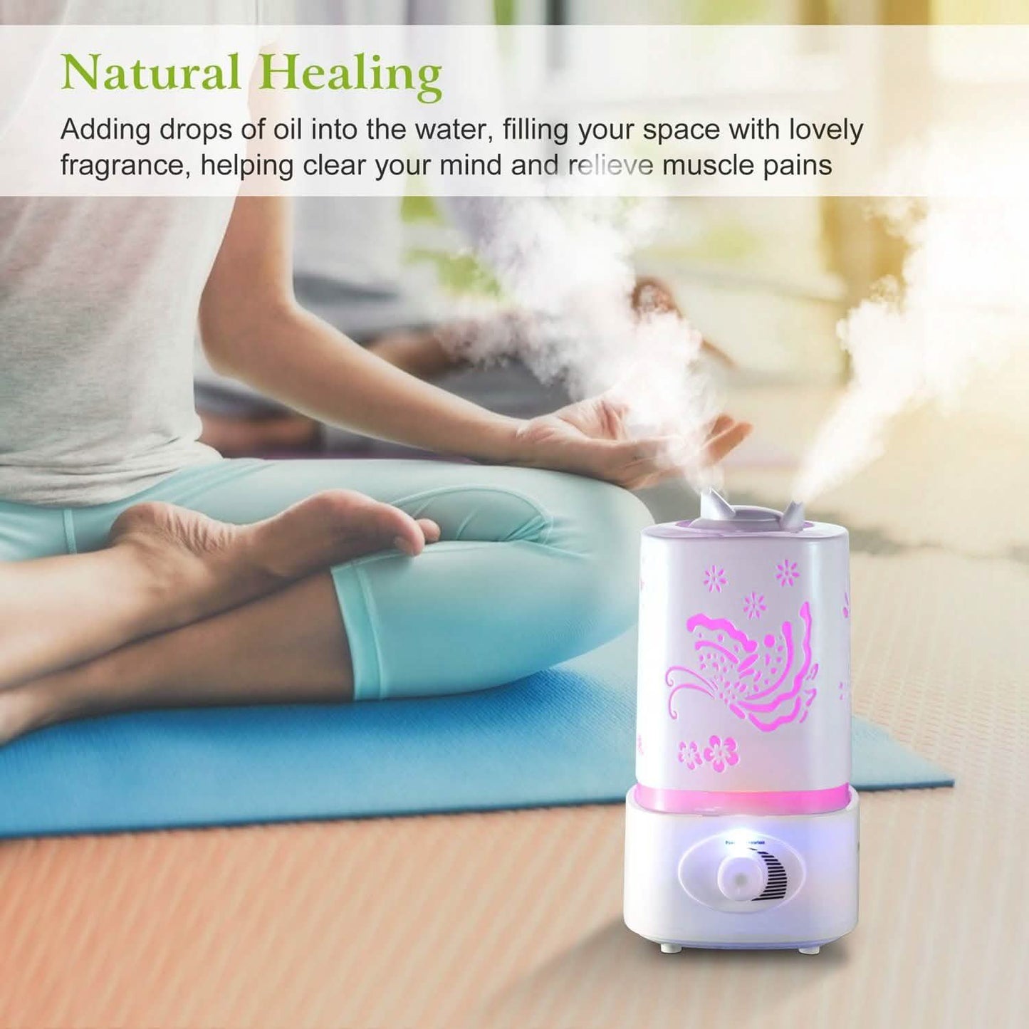 1500ml Ultraschall-Aroma-Diffusor für ätherische Öle