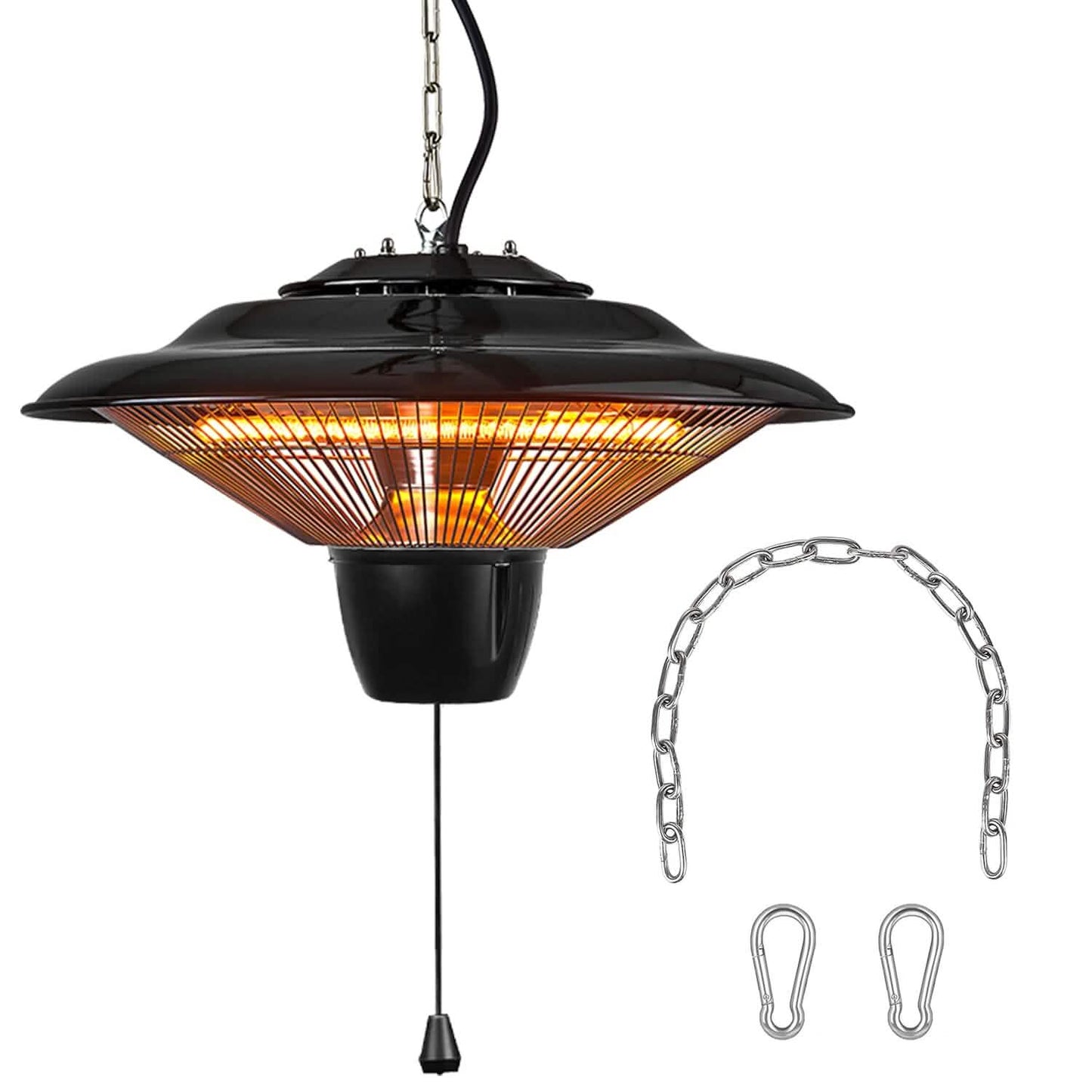 1500W Outdoor Hänge-Terrassen-Heizstrahler ultra-leise elektrisch