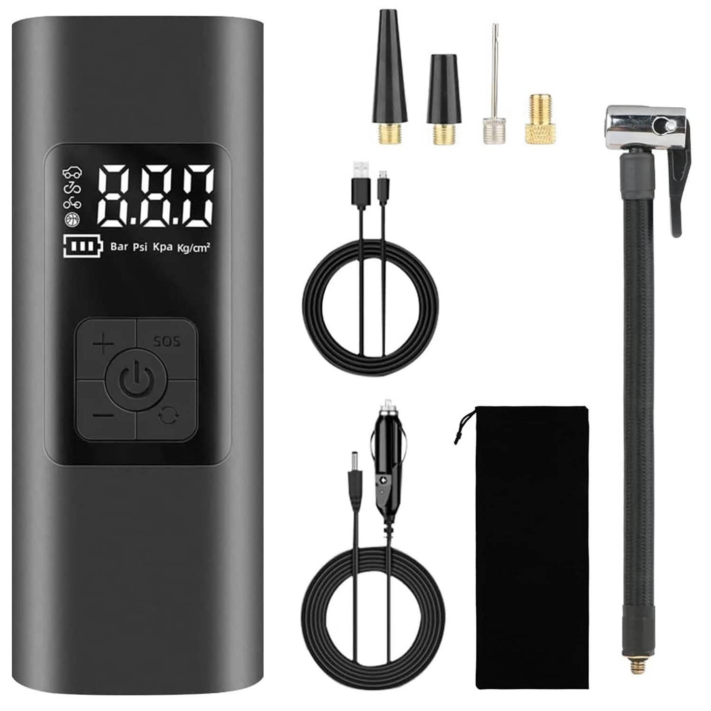 150PSI Kabellose Autoreifenpumpe 6000mAh wiederaufladbarer Reifenfüller