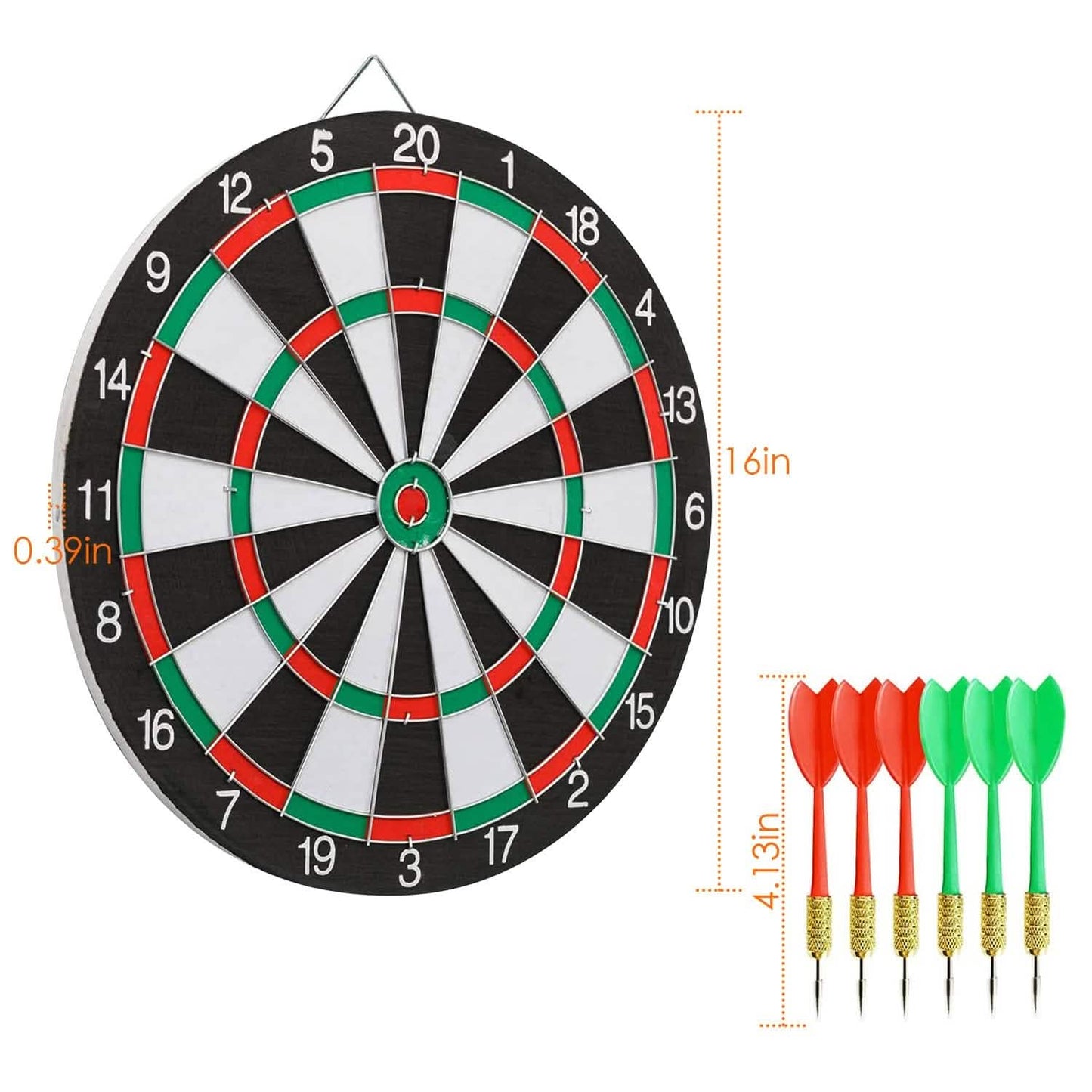 16-Zoll-Dartscheiben-Set