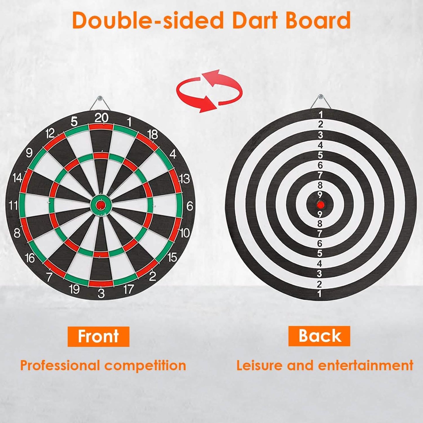 16-Zoll-Dartscheiben-Set