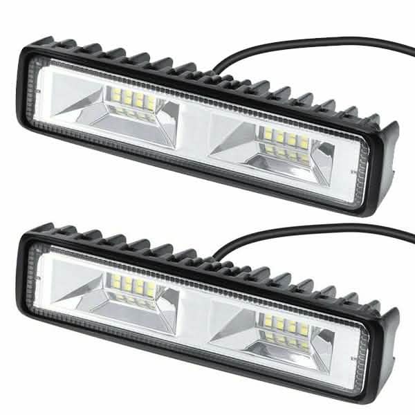 16 LEDs 48W LED Tagfahrlicht Arbeitsleuchte Fahrscheinwerfer
