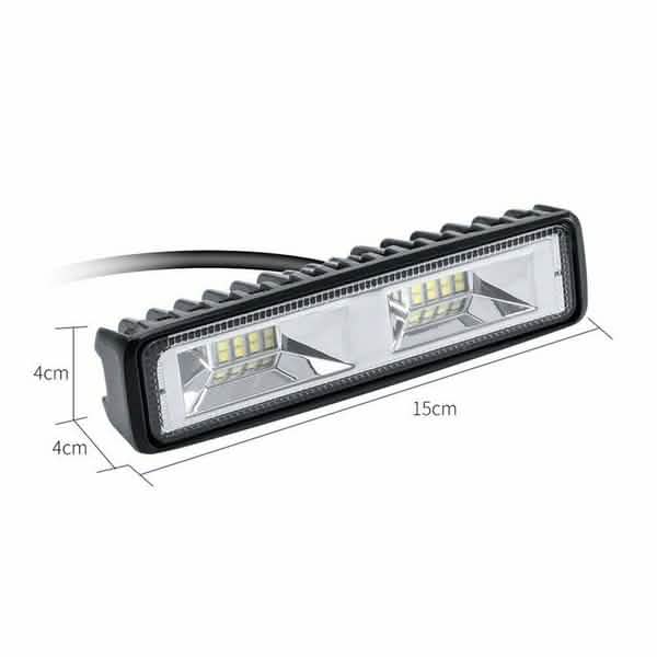 16 LEDs 48W LED Tagfahrlicht Arbeitsleuchte Fahrscheinwerfer