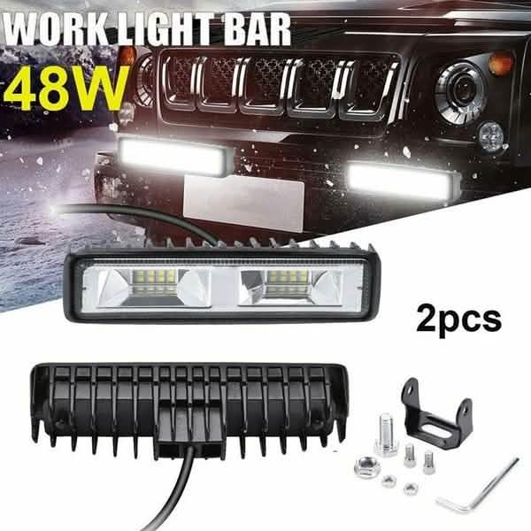 16 LEDs 48W LED Tagfahrlicht Arbeitsleuchte Fahrscheinwerfer