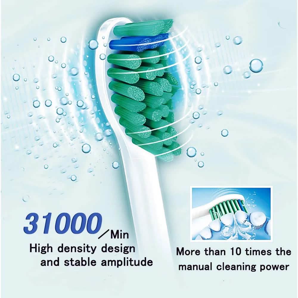 16-teilig: HX6014 Ersatz-Elektrische Zahnbürstenköpfe passend für Philips Sonicare Zahnbürstenköpfe