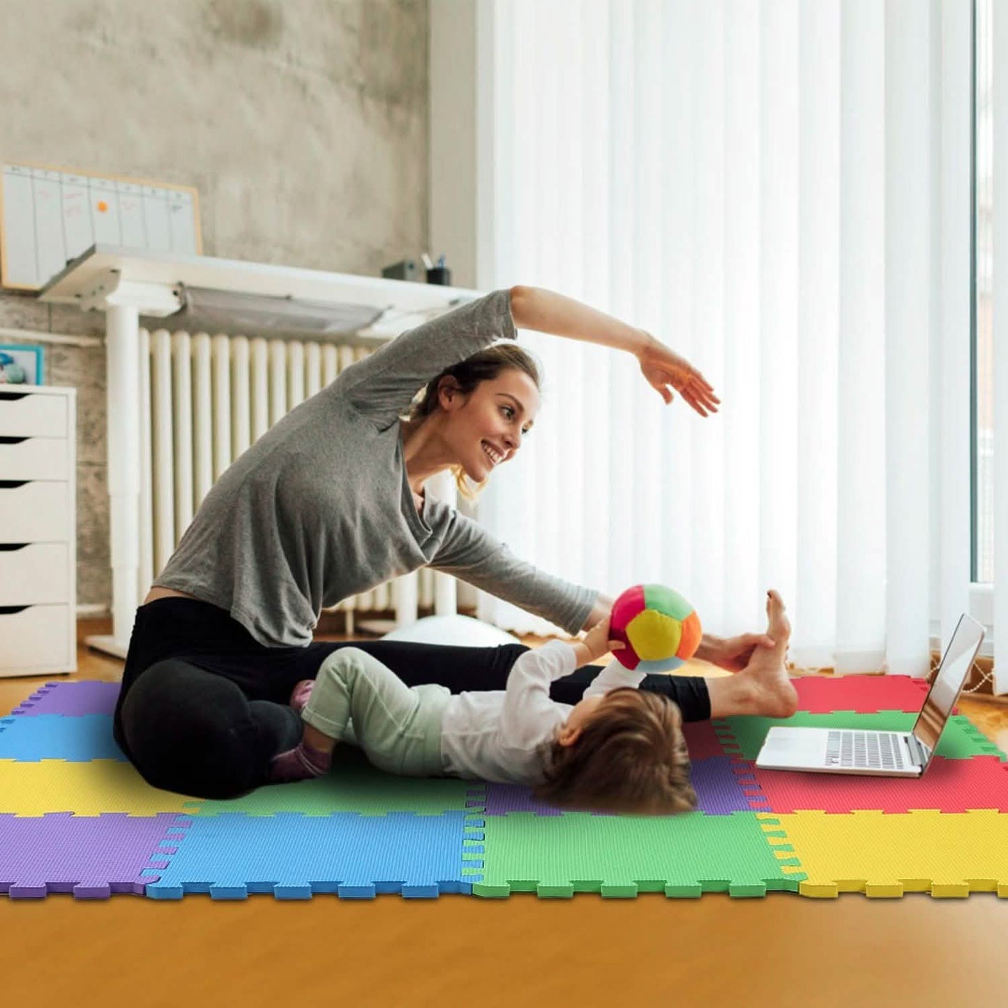 16-teilige: Kinder Puzzle-Spielmatte