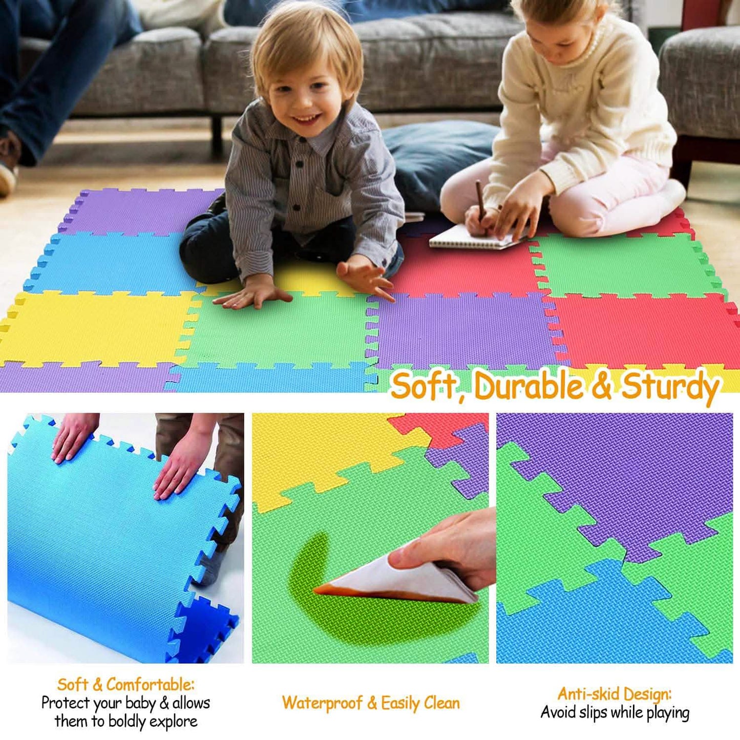 16-teilige: Kinder Puzzle-Spielmatte