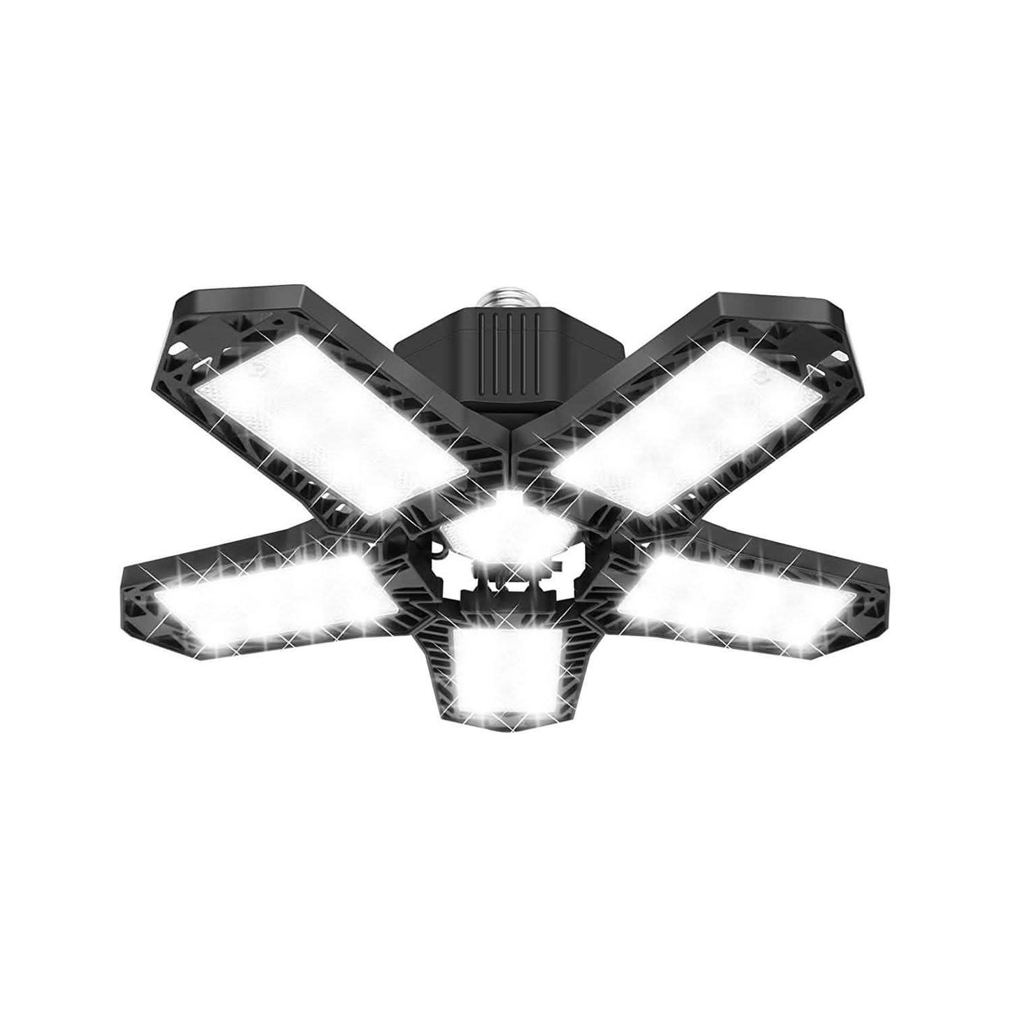 16000LM Garagenleuchte mit 6 LED-Garagendeckenleuchten-Paneelen