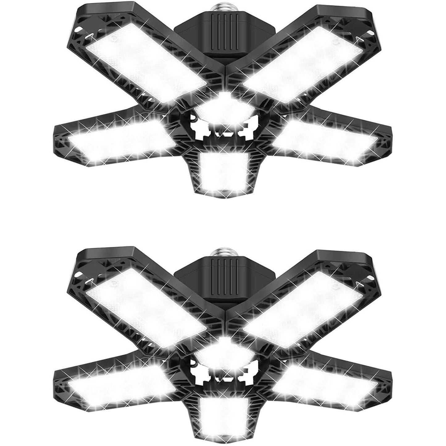 16000LM Garagenleuchte mit 6 LED-Garagendeckenleuchten-Paneelen