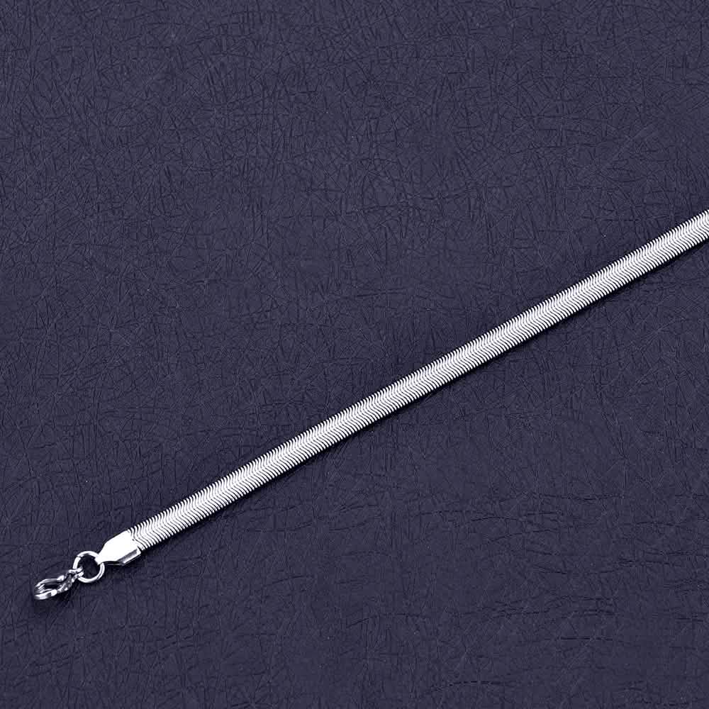 6mm Edelstahl Schlangenkette Armband – Unisex