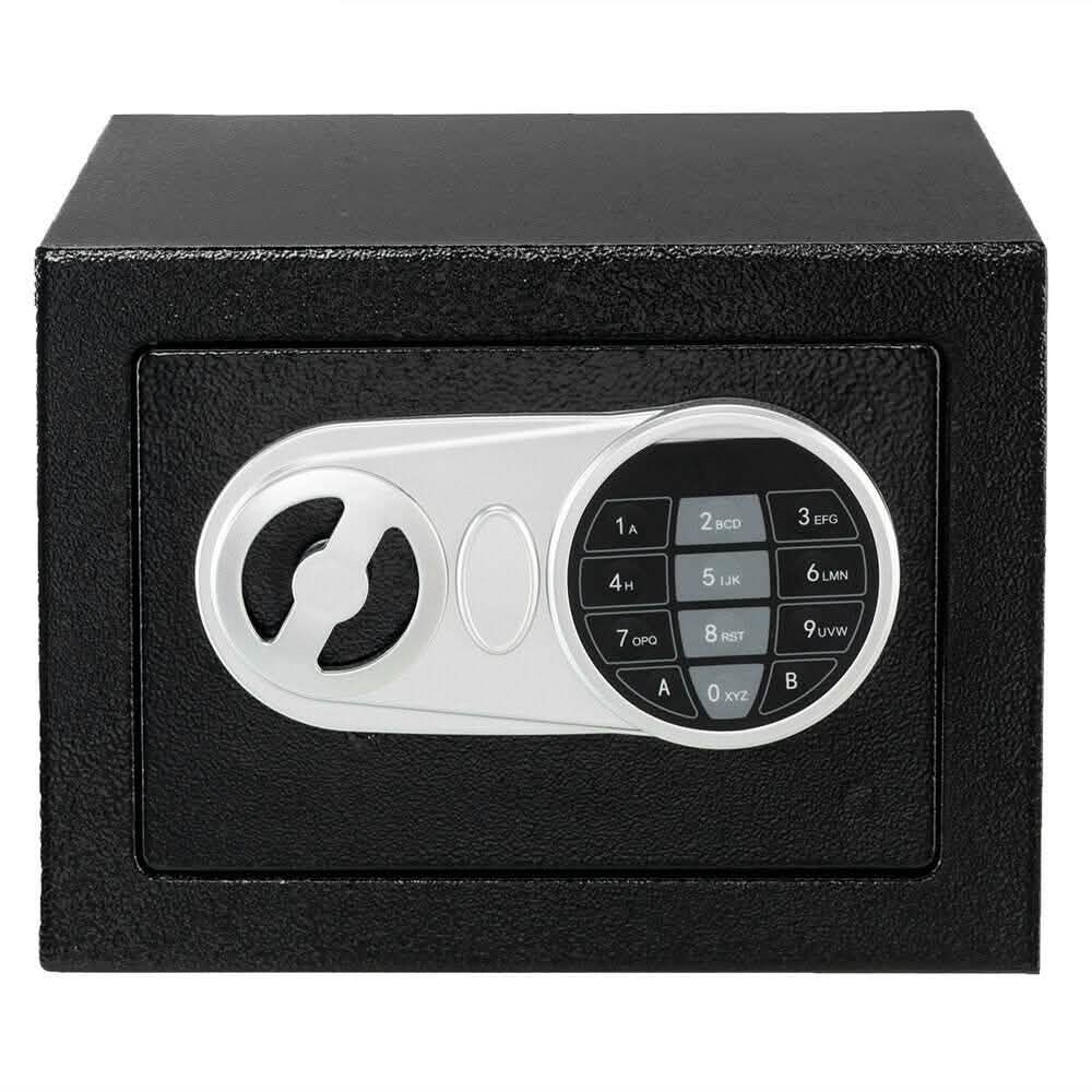 17E Heimgebrauch Verbesserter elektronischer Passwort-Stahlblech-Tresor Schwarz