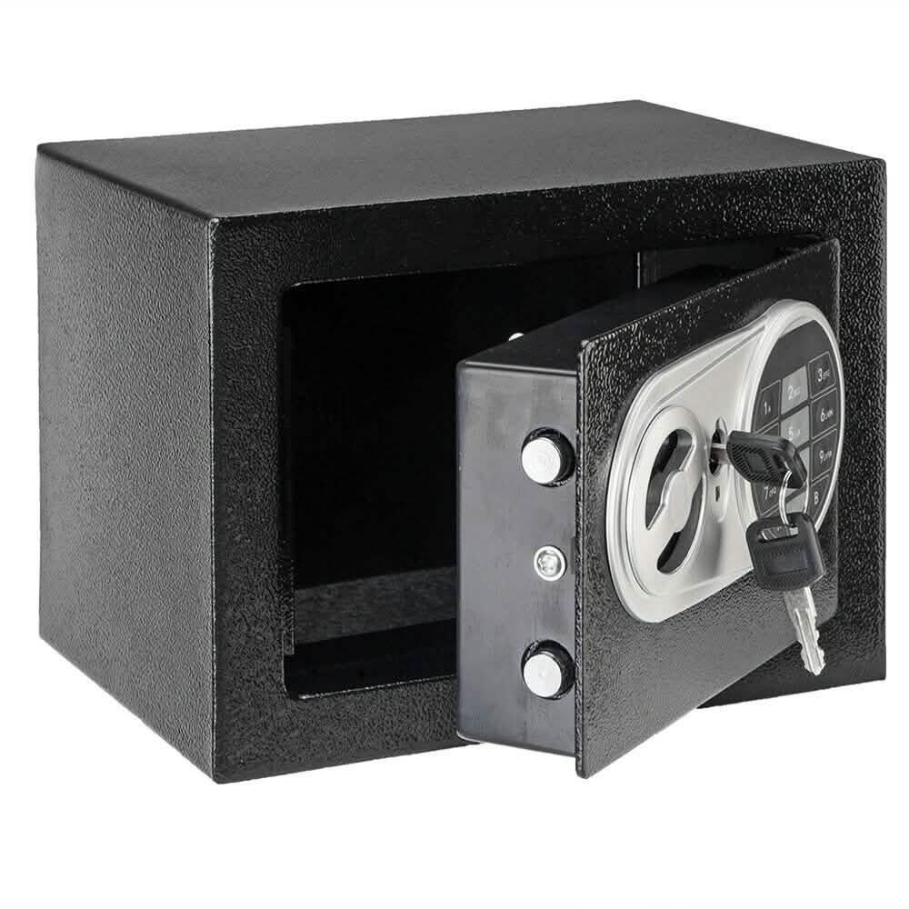 17E Heimgebrauch Verbesserter elektronischer Passwort-Stahlblech-Tresor Schwarz