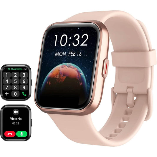 1,8" HD-Farb-Touchscreen Bluetooth-Anruf Smartwatch (Generalüberholt)