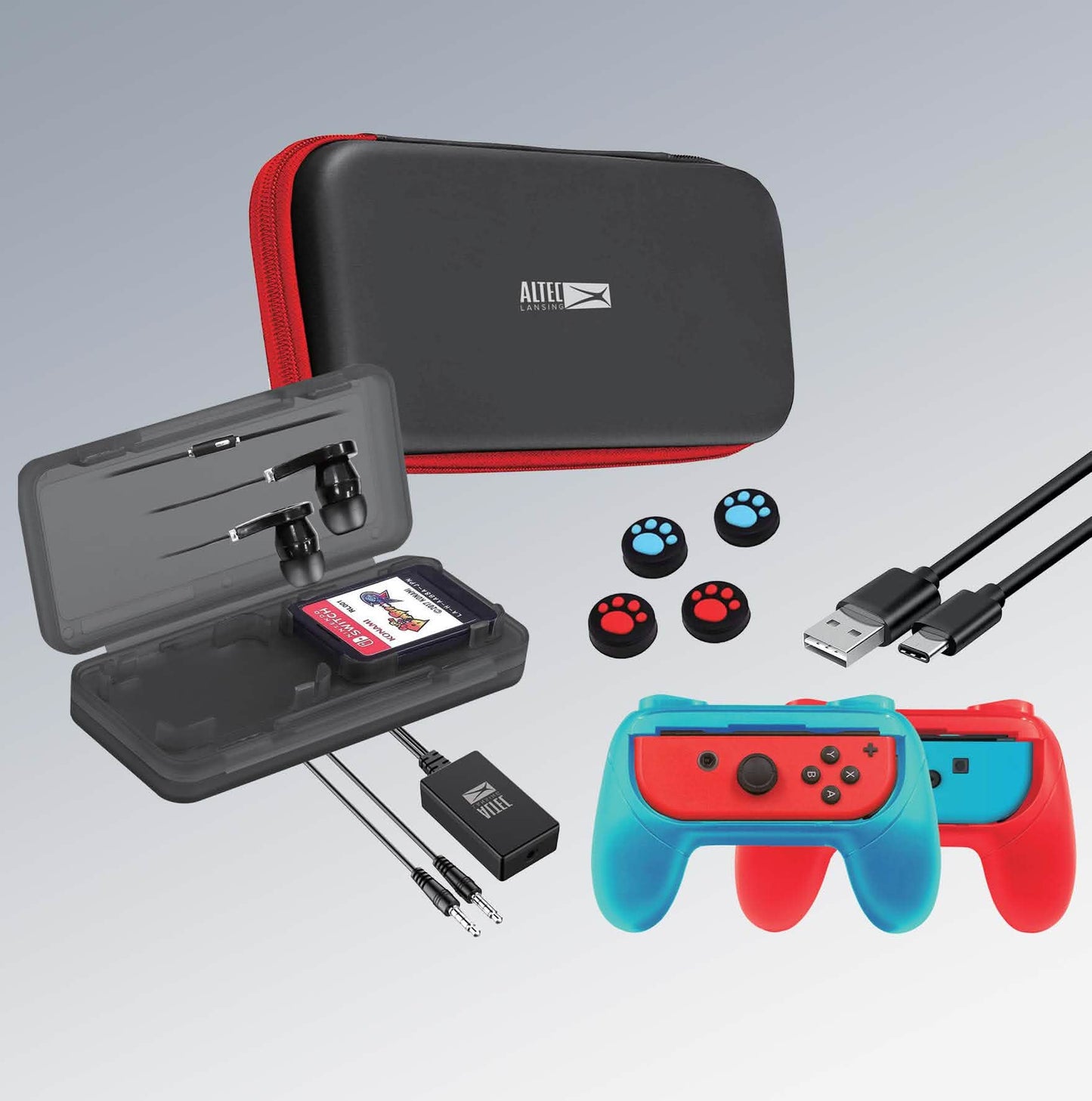 18-teiliges Set: Altec Lansing Nintendo Switch Kit