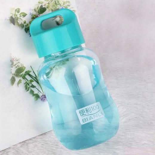 180ML Tragbare bunte Wasserflasche aus Plastik